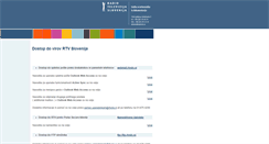 Desktop Screenshot of dostop.rtvslo.si